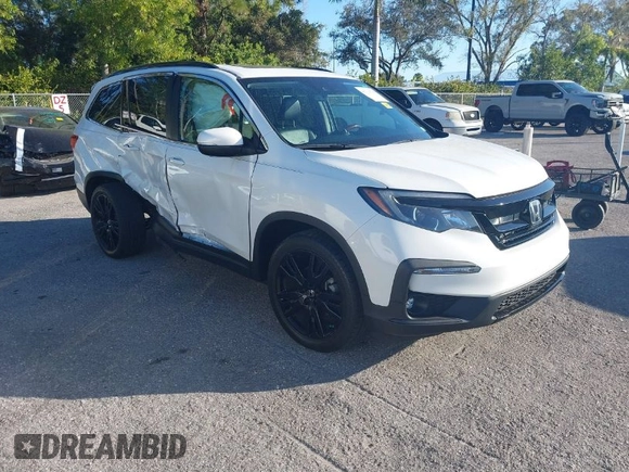 2021 Honda Pilot Special Edition with VIN 5FNYF5H24MB037208, listed as a IAAI auction lot 41319708 with 64,633 mi miles and . Bid and sale history available at DreamBid. Image 1.