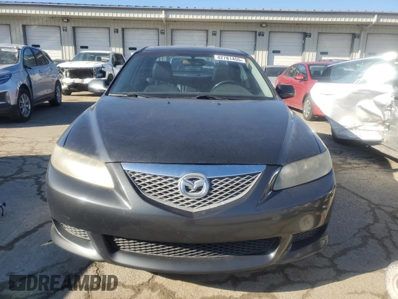 2004 Mazda Mazda6 s with VIN 1YVHP80D845N88703, listed as a Copart auction lot 42781455 with 202,529 mi miles and Salvage Title. Bid and sale history available at carsss.com. Image 5.