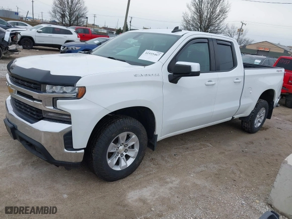 2019 Chevrolet Silverado 1500 LT with VIN 1GCRYDED3KZ216524, listed as a IAAI auction lot 41935467 with 58,686 mi miles. Bid and sale history available at carsss.com. Image 20.