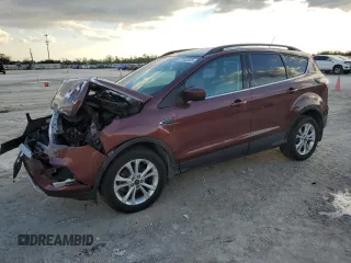 2018 Ford Escape SE with VIN 1FMCU0GD1JUB85143, listed as a Copart auction lot 47042535 with 0 mi miles and Salvage Title. Bid and sale history available at carsss.com. Image 1.