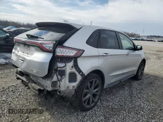 2017 Ford Edge Sport with VIN 2FMPK4AP9HBC59393, listed as a Copart auction lot 45288075 with 79,946 mi miles and Salvage Title. Bid and sale history available at carsss.com. Image 3.