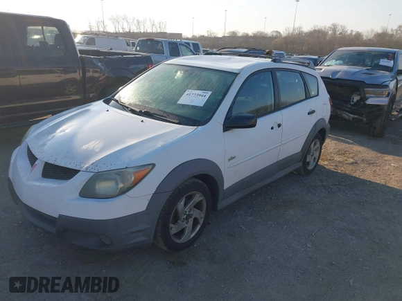 2004 Pontiac Vibe with VIN 5Y2SL62854Z422305, listed as a IAAI auction lot 41773944 with 37,376 mi miles. Bid and sale history available at carsss.com. Image 2.