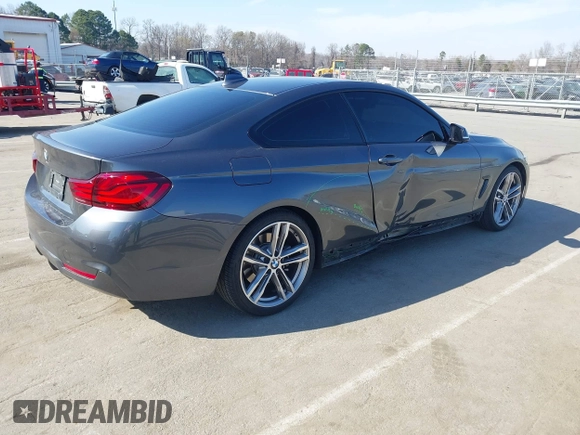 2020 BMW 4 Series 430i with VIN WBA4W3C00LFH55972, listed as a IAAI auction lot 41791042 with 30,325 mi miles. Bid and sale history available at carsss.com. Image 4.