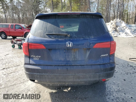 2017 Honda Pilot EX-L with VIN 5FNYF6H53HB035987, listed as a Copart auction lot 45834495 with 163,365 mi miles and Non Repairable. Bid and sale history available at DreamBid. Image 6.