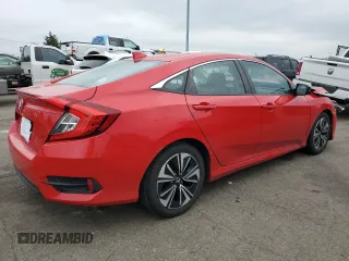 2016 Honda Civic EX-T with VIN 2HGFC1F36GH648281, listed as a Copart auction lot 58599385 with 131,145 mi miles and Salvage title. Bid and sale history available at DreamBid. Image 3.