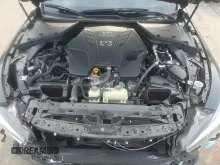 2023 Infiniti Q50 Luxe z VIN JN1EV7BR9PM540514, wystawiony jako Copart lot #60276265 z przebiegiem 19 824 mil mil oraz Szkoda całkowita • Salvage title. Historia ofert i sprzedaży dostępna na DreamBid. Obrazek 11.