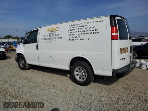 2011 Chevrolet Express Cargo with VIN 1GCSGAFX1B1142157, listed as a Copart auction lot 45714195 with 209,939 mi miles and Salvage title. Bid and sale history available at DreamBid. Image 2.