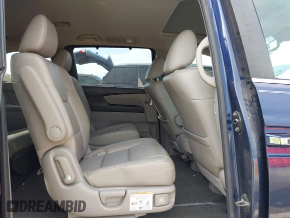 2014 Honda Odyssey EX-L with VIN 5FNRL5H68EB049914, listed as a IAAI auction lot 41986894 with 125,222 mi miles and . Bid and sale history available at carsss.com. Image 8.