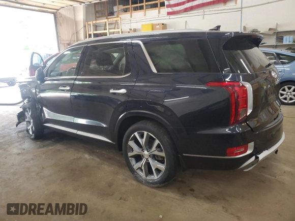 2021 Hyundai Palisade Limited with VIN KM8R5DHE1MU207961, listed as a Copart auction lot 56989515 with 36,416 mi miles and Salvage title. Bid and sale history available at DreamBid. Image 2.