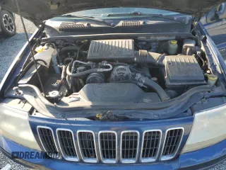2001 Jeep Grand Cherokee Limited with VIN 1J4GW58N41C615283, listed as a Copart auction lot 44548105 with 190,952 mi miles and Salvage Title. Bid and sale history available at carsss.com. Image 12.