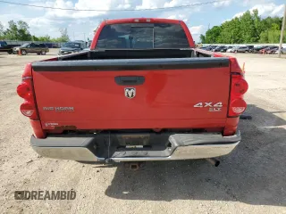2007 Dodge 1500 Laramie with VIN 1D7HU18287S133970, listed as a Copart auction lot 57089605 with 208,083 mi miles and Salvage title. Bid and sale history available at DreamBid. Image 6.
