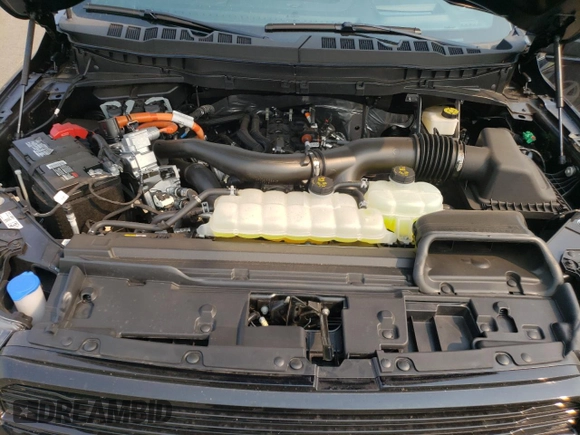 2024 Ford F-150 with VIN 1FTFW7LDXRFA74262, listed as a Copart auction lot 69665714 with 4,714 mi miles and Salvage title. Bid and sale history available at DreamBid. Image 11.