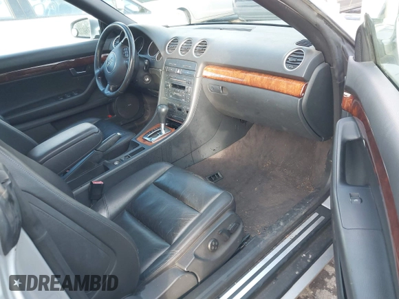 2005 Audi A4 3.0L with VIN WAUDT48H55K006377, listed as a IAAI auction lot 41535047 with 145,577 mi miles. Bid and sale history available at carsss.com. Image 5.