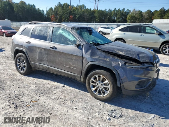 2019 Jeep Cherokee Latitude Plus with VIN 1C4PJMLX4KD310644, listed as a Copart auction lot 78013444 with 77,456 mi miles and Salvage Title. Bid and sale history available at carsss.com. Image 4.