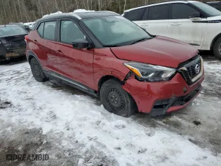 2019 Nissan Kicks S with VIN 3N1CP5CU3KL524370, listed as a Copart auction lot 45538955 with 136,915 mi miles and Clean Title. Bid and sale history available at carsss.com. Image 4.