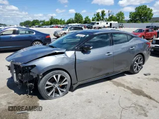 2017 Nissan Maxima SV z VIN 1N4AA6APXHC373398, wystawiony jako Copart lot #58025265 z przebiegiem 78 734 mil mil oraz Szkoda całkowita • Salvage title. Historia ofert i sprzedaży dostępna na DreamBid. Obrazek 1.