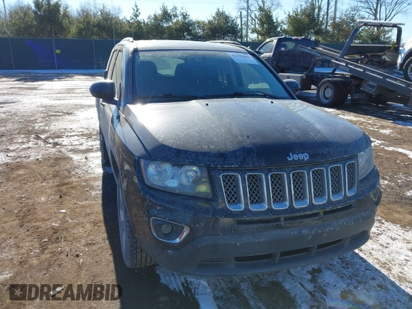 2017 Jeep Compass Latitude with VIN 1C4NJDEB5HD165566, listed as a IAAI auction lot 41290480 with 107,267 mi miles and . Bid and sale history available at DreamBid. Image 1.