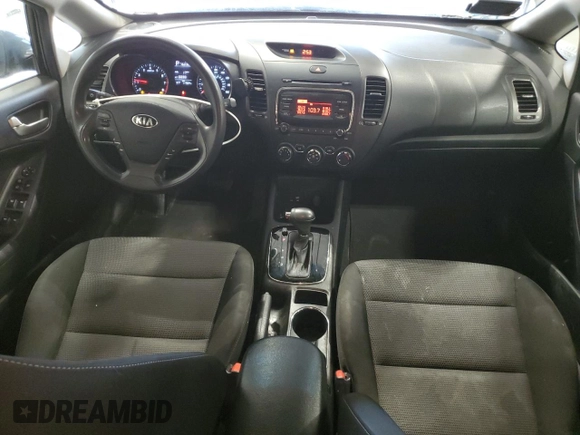 2017 Kia Forte LX with VIN 3KPFK4A71HE016329, listed as a Copart auction lot 55469945 with 117,624 mi miles and Clean Title. Bid and sale history available at carsss.com. Image 8.