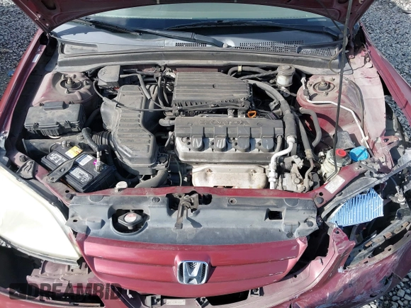 2003 Honda Civic LX with VIN 2HGES16553H558405, listed as a IAAI auction lot 41946031 with 127,145 mi miles. Bid and sale history available at carsss.com. Image 10.
