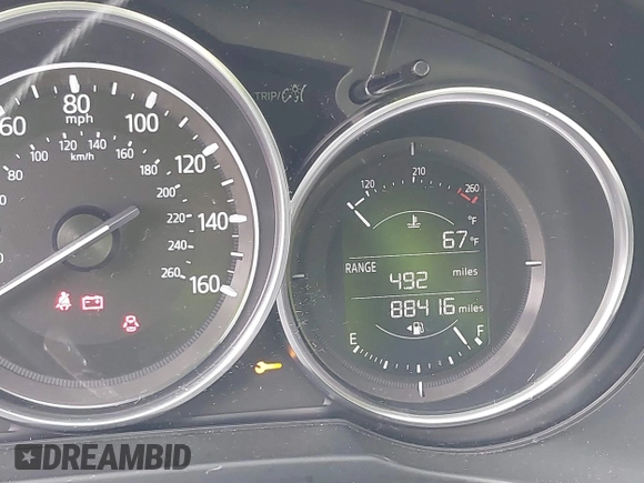 2017 Mazda CX-5 Touring with VIN JM3KFBCL7H0120552, listed as a IAAI auction lot 41953685 with 88,416 mi miles. Bid and sale history available at carsss.com. Image 16.