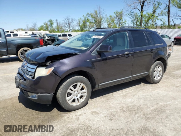 2007 Ford Edge SEL PLUS with VIN 2FMDK39C17BB57132, listed as a Copart auction lot 52845925 with 140,448 mi miles and Salvage Title. Bid and sale history available at carsss.com. Image 1.