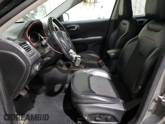 2019 Jeep Compass Trailhawk with VIN 3C4NJDDB5KT799253, listed as a Copart auction lot 45333085 with 71,780 mi miles and Salvage Title. Bid and sale history available at carsss.com. Image 7.