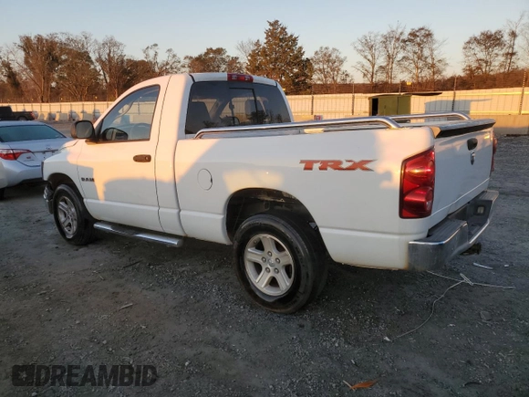 2008 Dodge 1500 ST with VIN 1D7HA16K98J139795, listed as a Copart auction lot 83343894 with 176,187 mi miles and Salvage Title. Bid and sale history available at DreamBid. Image 2.