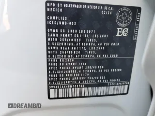 2024 Volkswagen Tiguan SEL R-Line с VIN 3VV4B7AX4RM103708, выставлен на аукционе Copart как лот 86616924 с пробегом 8 682 миль миль и Чистый • Clean title. История ставок и продаж доступна на DreamBid. Изображение 13.