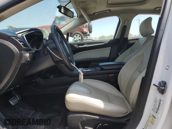 2017 Ford Fusion Titanium with VIN 3FA6P0K97HR131672, listed as a Copart auction lot 50983715 with 123,666 mi miles and Salvage title. Bid and sale history available at DreamBid. Image 7.