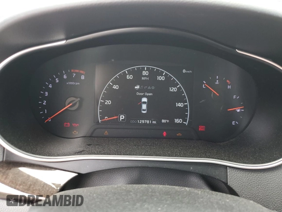 2014 Kia Cadenza Premium with VIN KNALN4D75E5166891, listed as a Copart auction lot 55971055 with 129,781 mi miles and Clean Title. Bid and sale history available at DreamBid. Image 9.