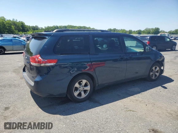 2012 Toyota Sienna LE AAS с VIN 5TDKK3DC8CS223994, выставлен на аукционе Copart как лот 58837905 с пробегом 190 814 миль миль и Списание • Salvage title. История ставок и продаж доступна на DreamBid. Изображение 3.