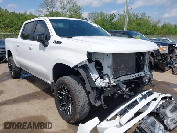 2023 Chevrolet Silverado 1500 RST with VIN 2GCUDEED6P1124688, listed as a IAAI auction lot 42028957 with 21,623 mi miles and . Bid and sale history available at DreamBid. Image 1.