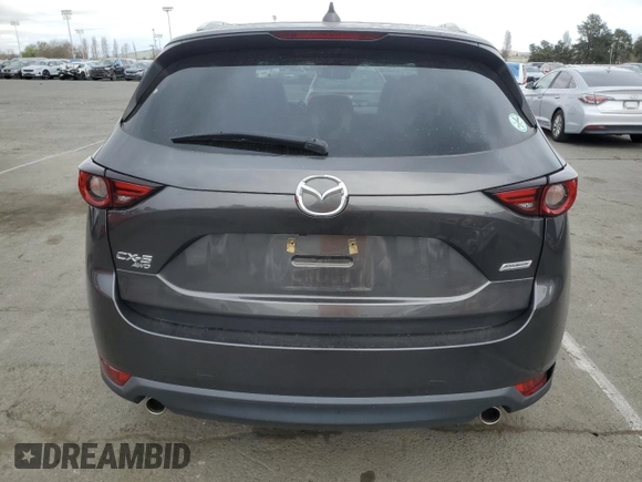 2018 Mazda CX-5 S Premium with VIN JM3KFBDM1J1352233, listed as a Copart auction lot 47082655 with 70,350 mi miles and Salvage Title. Bid and sale history available at DreamBid. Image 6.