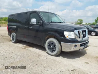 2018 Nissan NV 3500 HD SL with VIN 5BZAF0AA7JN850254, listed as a IAAI auction lot 42243763 with 153,261 mi miles and . Bid and sale history available at DreamBid. Image 1.