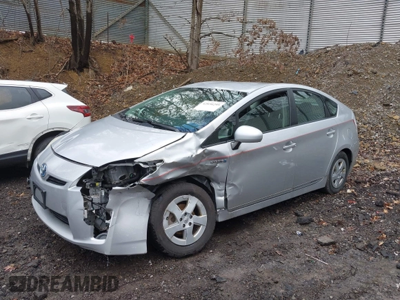 2010 Toyota Prius II with VIN JTDKN3DU3A0122443, listed as a IAAI auction lot 42030295 with 241,889 mi miles. Bid and sale history available at carsss.com. Image 18.