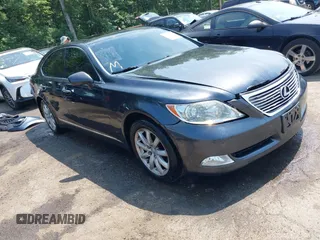 2007 Lexus LS 460 with VIN JTHBL46F475042749, listed as a IAAI auction lot 42481416 with 175,453 mi miles and . Bid and sale history available at DreamBid. Image 1.
