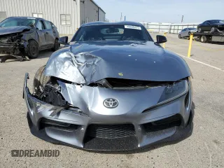2022 Toyota GR Supra 3.0 with VIN WZ1DB0C08NW051288, listed as a Copart auction lot 48600475 with 29,218 mi miles and Salvage Title. Bid and sale history available at carsss.com. Image 5.