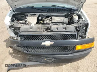 2018 Chevrolet Express Passenger LS with VIN 1GAWGEFG0J1212151, listed as a Copart auction lot 57289585 with 138,956 mi miles and Salvage title. Bid and sale history available at DreamBid. Image 12.