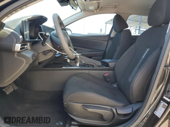 2023 Hyundai Elantra SEL with VIN 5NPLM4AG1PH113473, listed as a Copart auction lot 53543265 with 33,655 mi miles and Salvage title. Bid and sale history available at DreamBid. Image 7.