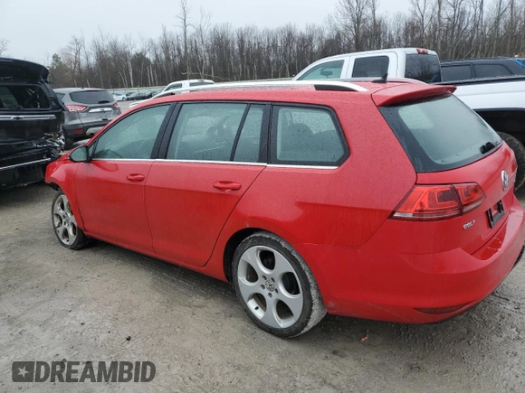2015 Volkswagen Golf SportWagen TDI SE with VIN 3VWCA7AU3FM505246, listed as a Copart auction lot 45821964 with 98,305 mi miles. Bid and sale history available at carsss.com. Image 2.