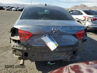 2014 Volkswagen Passat Wolfsburg Edition with VIN 1VWAT7A34EC082377, listed as a Copart auction lot 52820235 with 196,901 mi miles and Salvage title. Bid and sale history available at DreamBid. Image 6.
