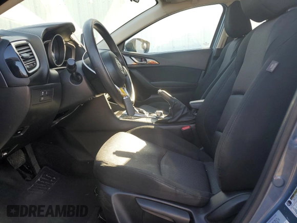2016 Mazda 3 i Sport with VIN JM1BM1U72G1314831, listed as a Copart auction lot 53590235 with 100,547 mi miles and Salvage Title. Bid and sale history available at DreamBid. Image 7.