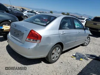 2009 Kia Spectra EX with VIN KNAFE222595663938, listed as a Copart auction lot 69422764 with 251,066 mi miles and Salvage Title. Bid and sale history available at carsss.com. Image 3.