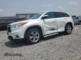 2015 Toyota Highlander Limited with VIN 5TDDKRFH9FS150787, listed as a Copart auction lot 59236705 with 228,155 mi miles and Salvage title. Bid and sale history available at DreamBid. Image 1.