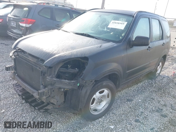 2006 Honda CR-V LX with VIN SHSRD78546U415328, listed as a IAAI auction lot 41838369 with Not Provided miles and . Bid and sale history available at carsss.com. Image 2.