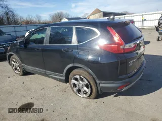 2019 Honda CR-V EX with VIN 7FARW2H57KE027769, listed as a Copart auction lot 83224734 with 47,360 mi miles and Salvage Title. Bid and sale history available at carsss.com. Image 2.