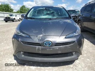 2022 Toyota Prius L Eco with VIN JTDKAMFU3N3155879, listed as a Copart auction lot 57252135 with 45,370 mi miles and Salvage title. Bid and sale history available at DreamBid. Image 5.