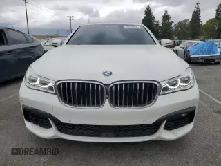 2018 BMW 7 Series 750i with VIN WBA7F0C53JGM24069, listed as a Copart auction lot 53515035 with 79,803 mi miles and Salvage Title. Bid and sale history available at carsss.com. Image 5.