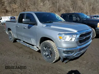 2020 Ram 1500 Big Horn with VIN 1C6RRFBG4LN343077, listed as a Copart auction lot 47113745 with 69,220 mi miles and Salvage Title. Bid and sale history available at carsss.com. Image 4.