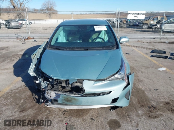 2018 Toyota Prius Two with VIN JTDKARFU1J3057604, listed as a IAAI auction lot 41446327 with 72,023 mi miles. Bid and sale history available at carsss.com. Image 13.